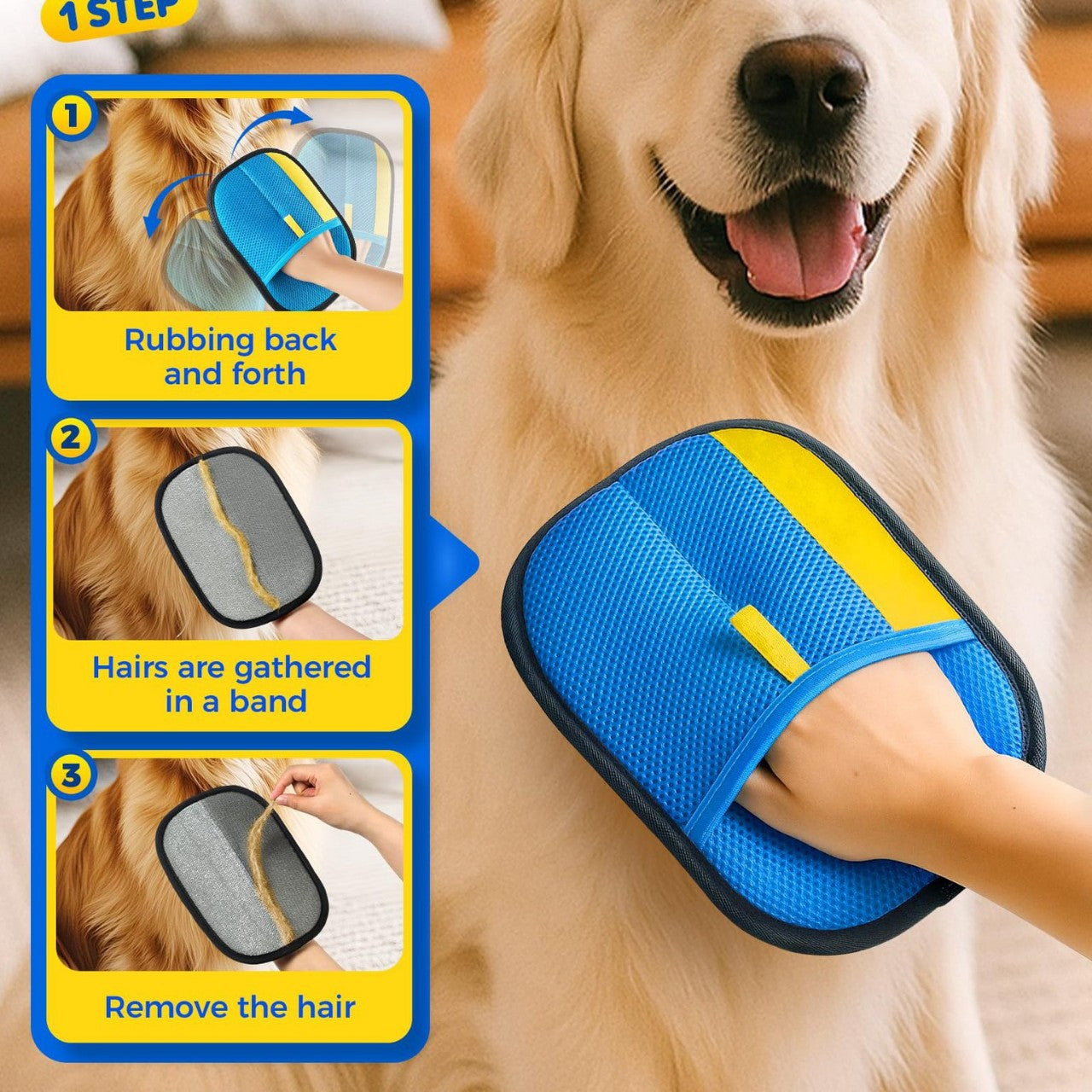 Lint Removal Glove for pet hairs